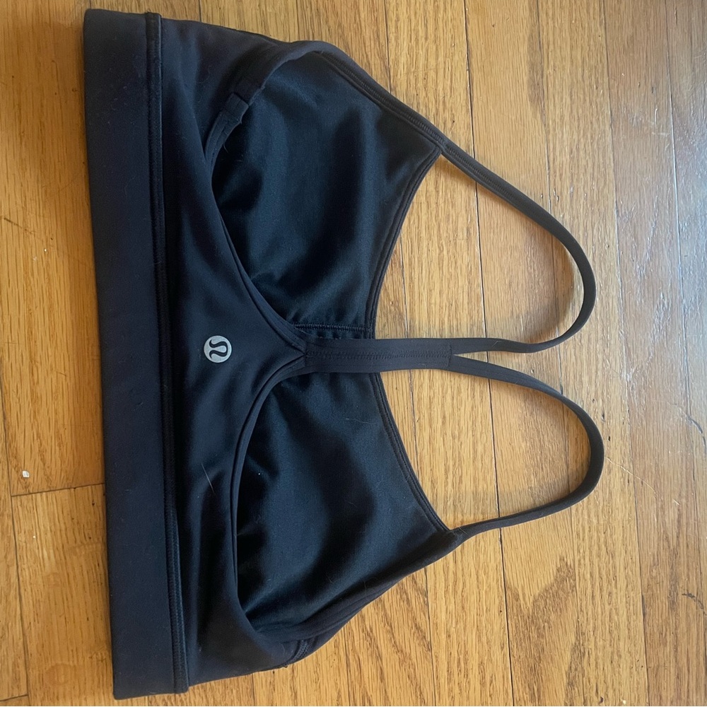 lululemon athletica flow Y Bra Top Black